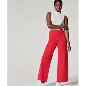 NWT SPANX on the go cropped wide leg Pants Size 1X Career Casual Stretch Career